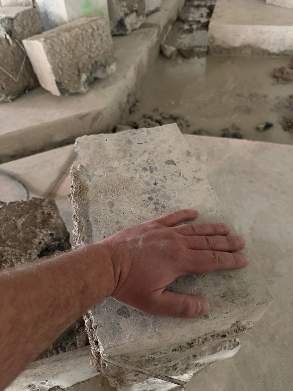 Cutting Concrete Floor